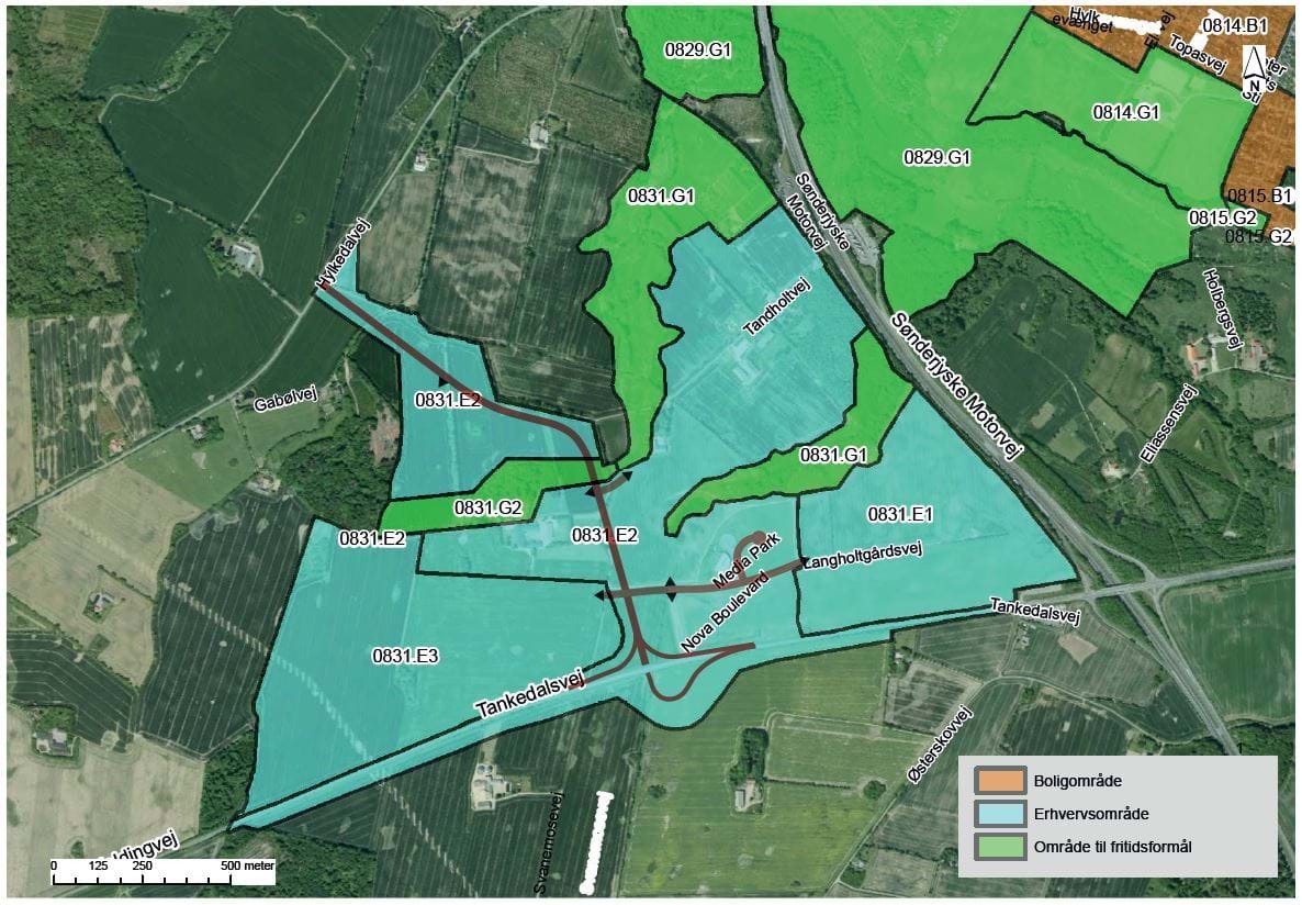 Princip for vejbetjening i område 0831.